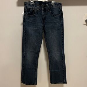 Mens Levis 527 bootcut jeans.